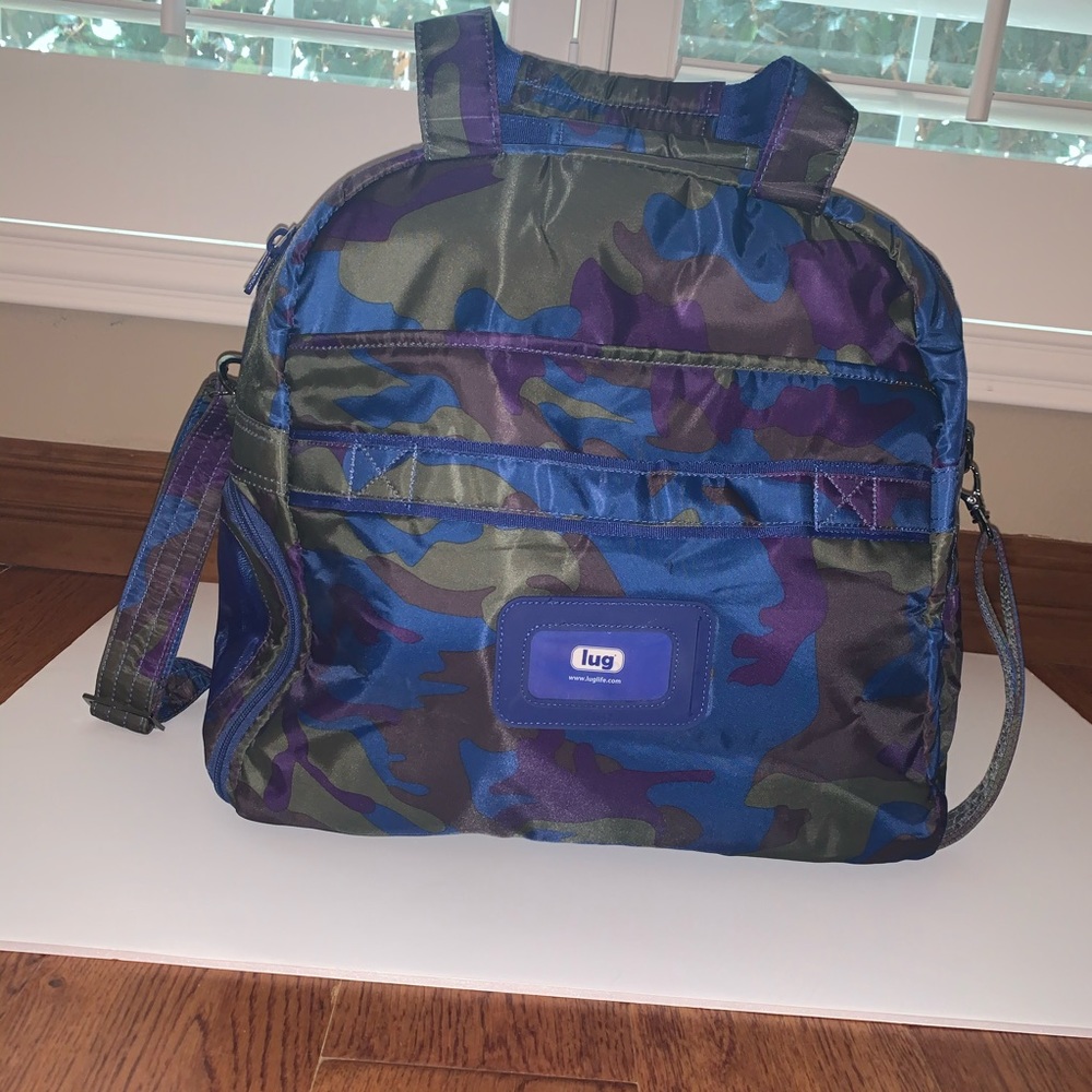 Lug Boxer Weekender/Tote Bag in camo multi